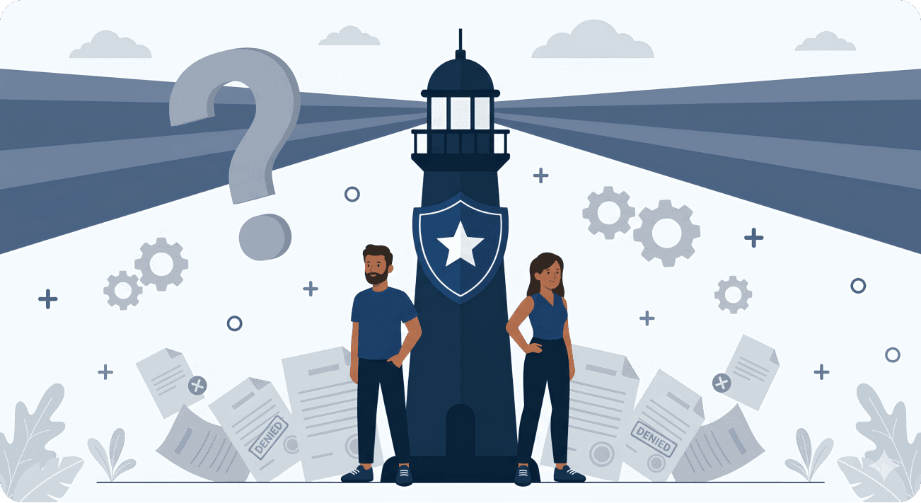 Insurance claim guidance illustration